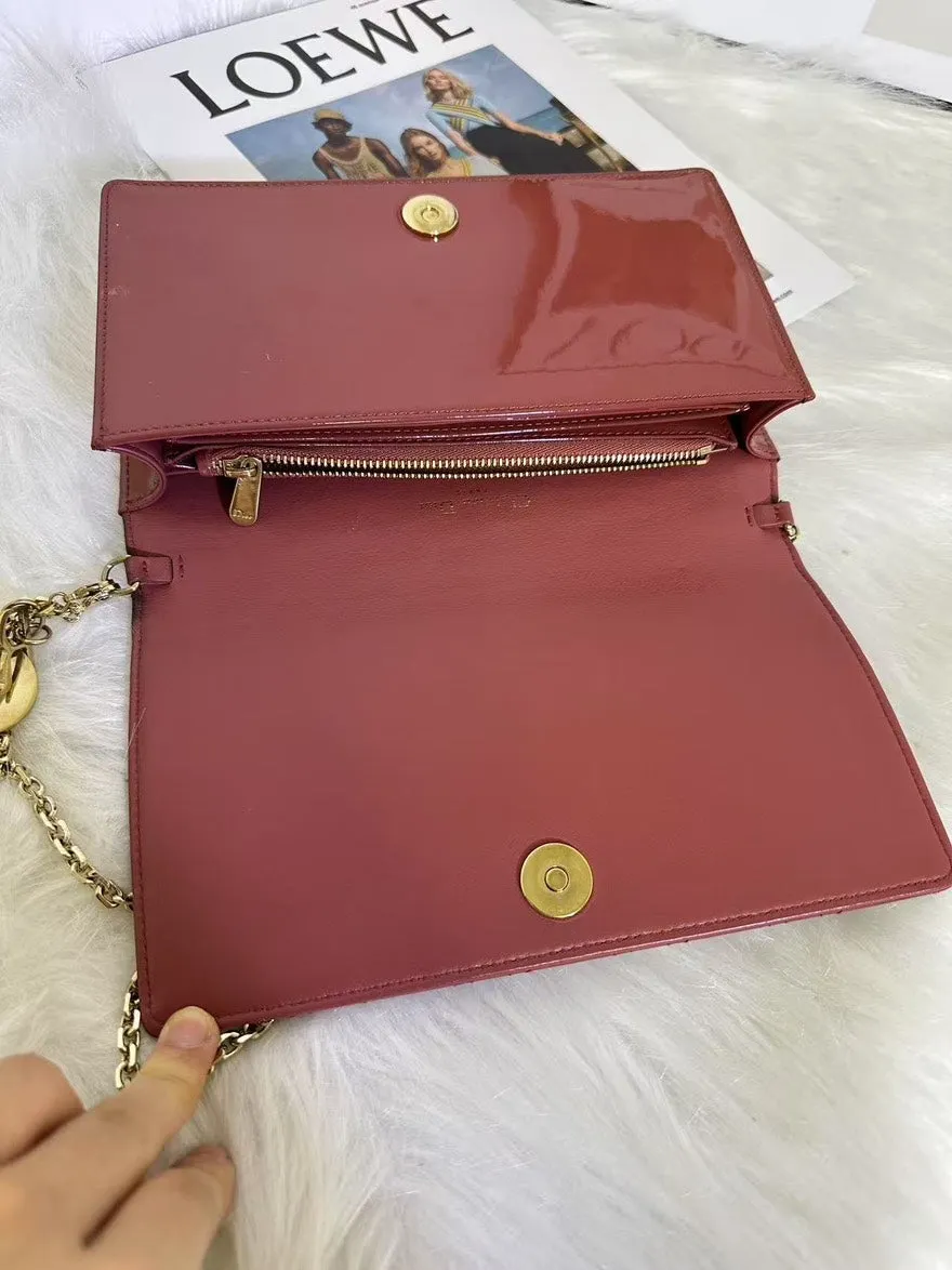 Preloved Dior Cannage Red Crossbody Bag