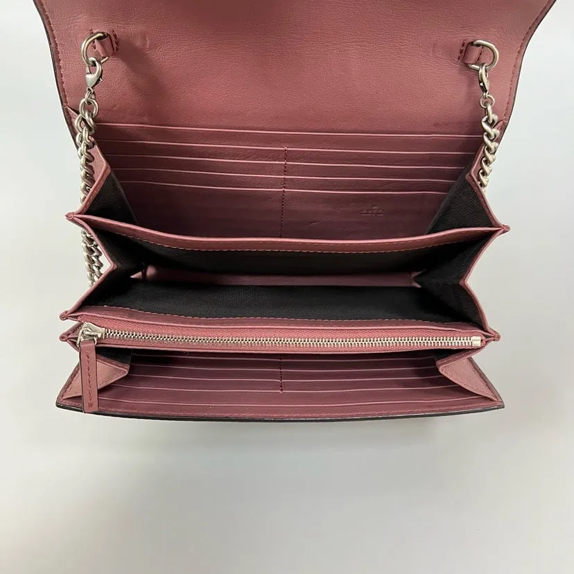 Print Wallet Attractive pricing Blooms Gucci Chain on Power-efficient Dionysus
