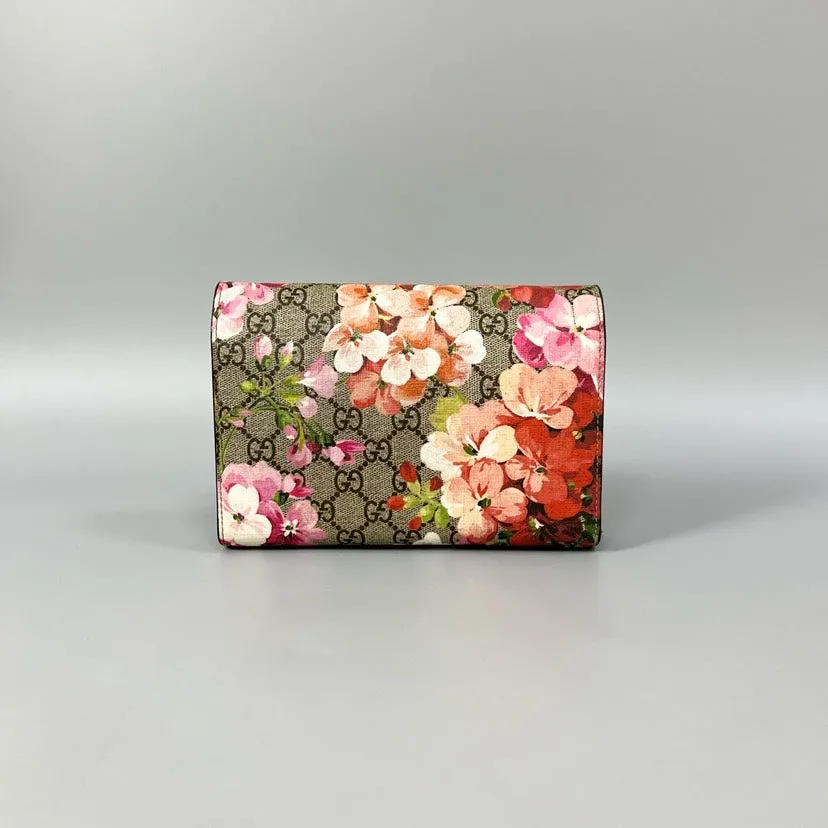 Print Wallet Attractive pricing Blooms Gucci Chain on Power-efficient Dionysus