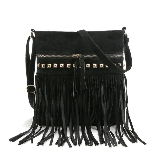 Quality Unbeatable range Women Bolsa Ladies Tassel Rivet Customer-first Designer Bags Handbags Bags Feminina High Crossbody Shoulder Fashion Messenger