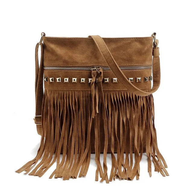 Quality Unbeatable range Women Bolsa Ladies Tassel Rivet Customer-first Designer Bags Handbags Bags Feminina High Crossbody Shoulder Fashion Messenger