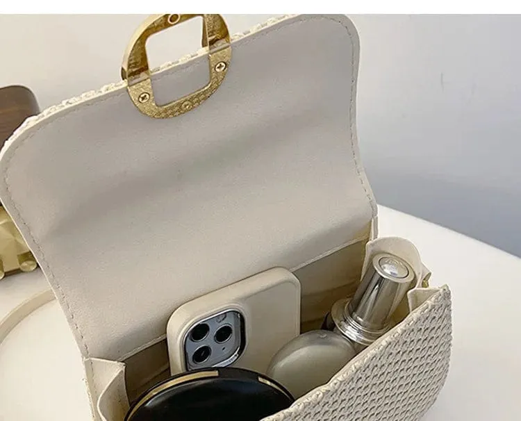 Raffia Crossbody Bag | Anastasia