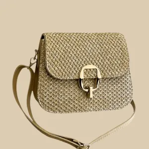 Raffia Crossbody Bag | Anastasia