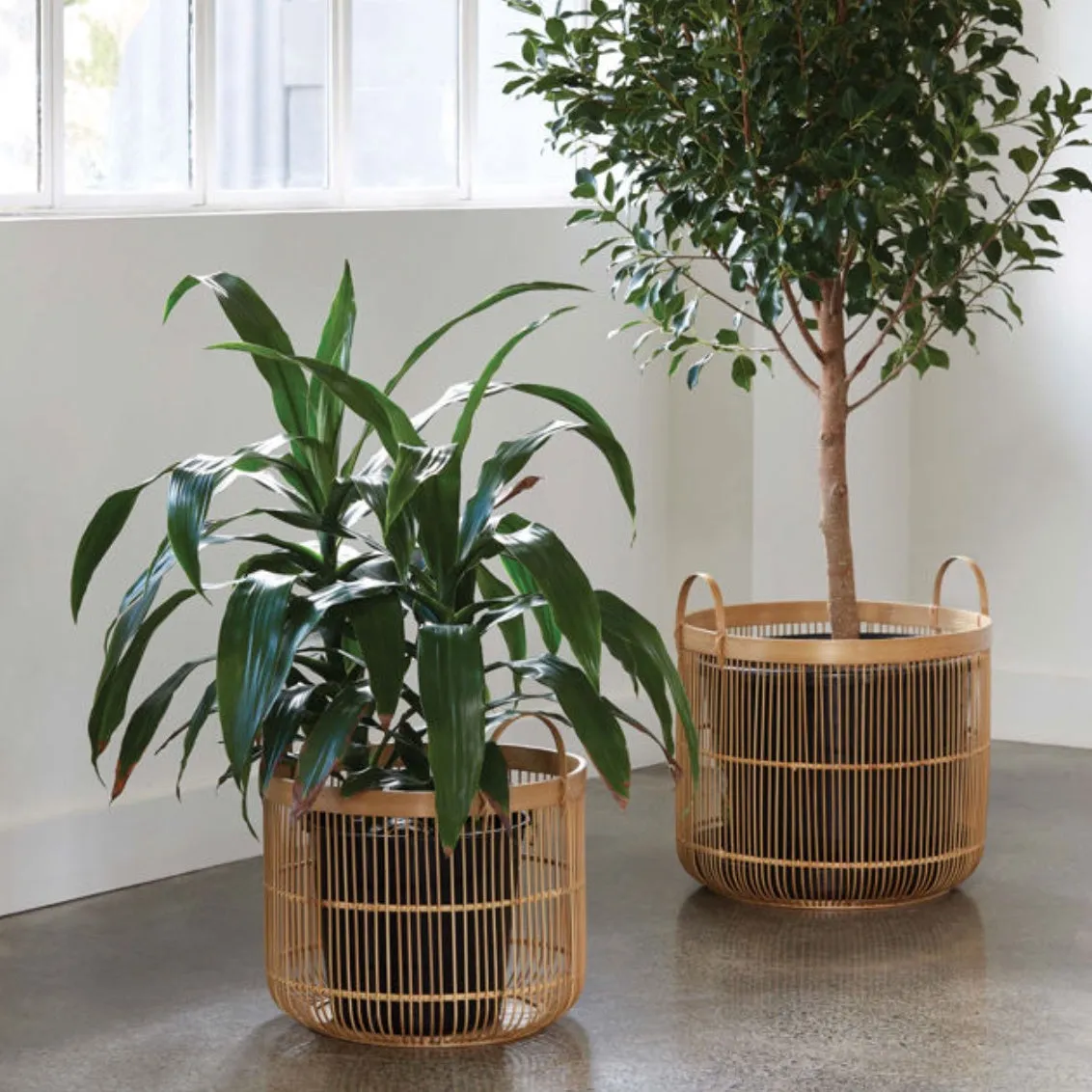 Rakei bamboo basket large