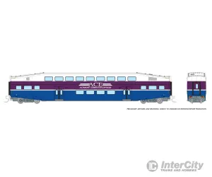 Rapido 546003A N Bilevel Commuter Car: ACE - Early: Single Coach