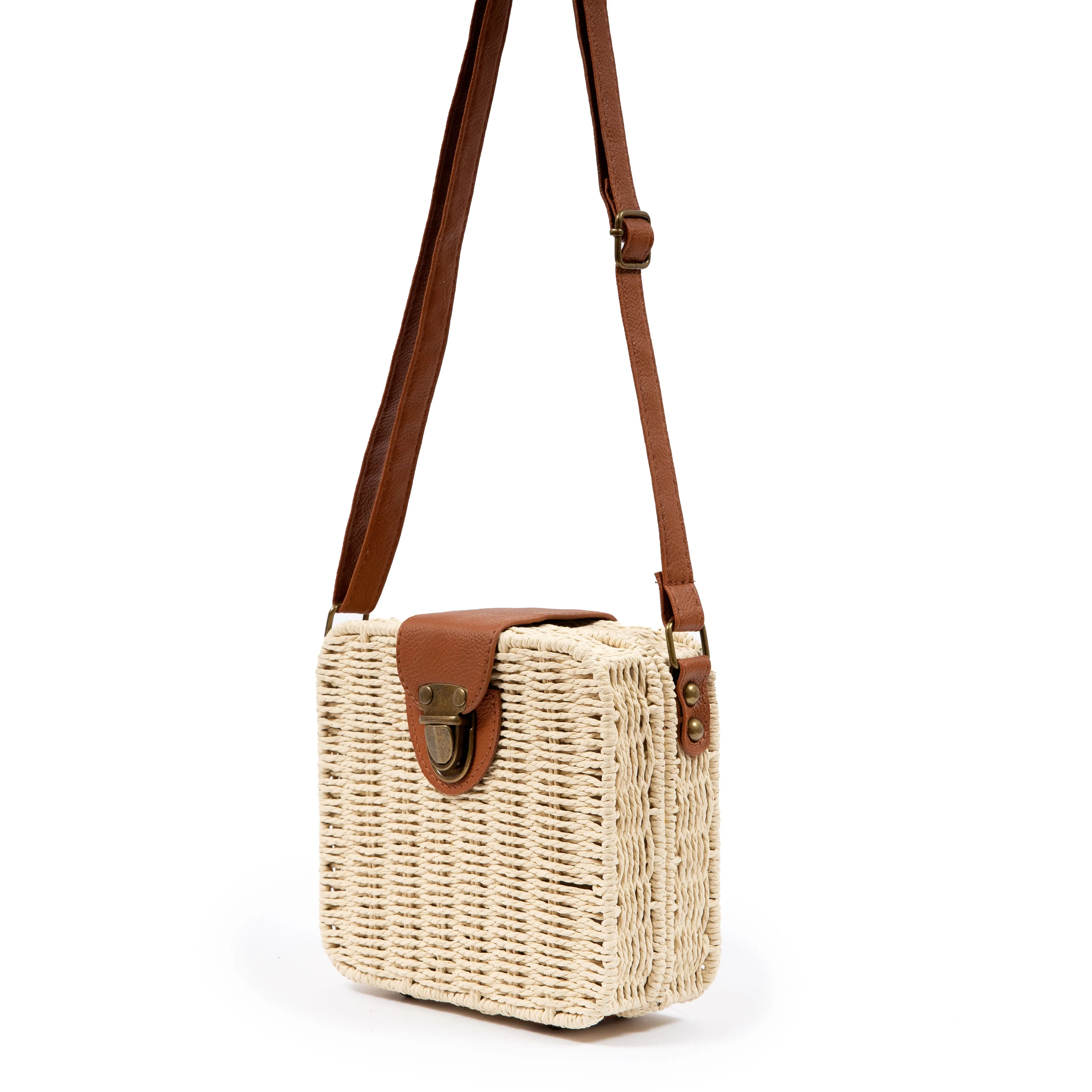Rattan Beach Bag