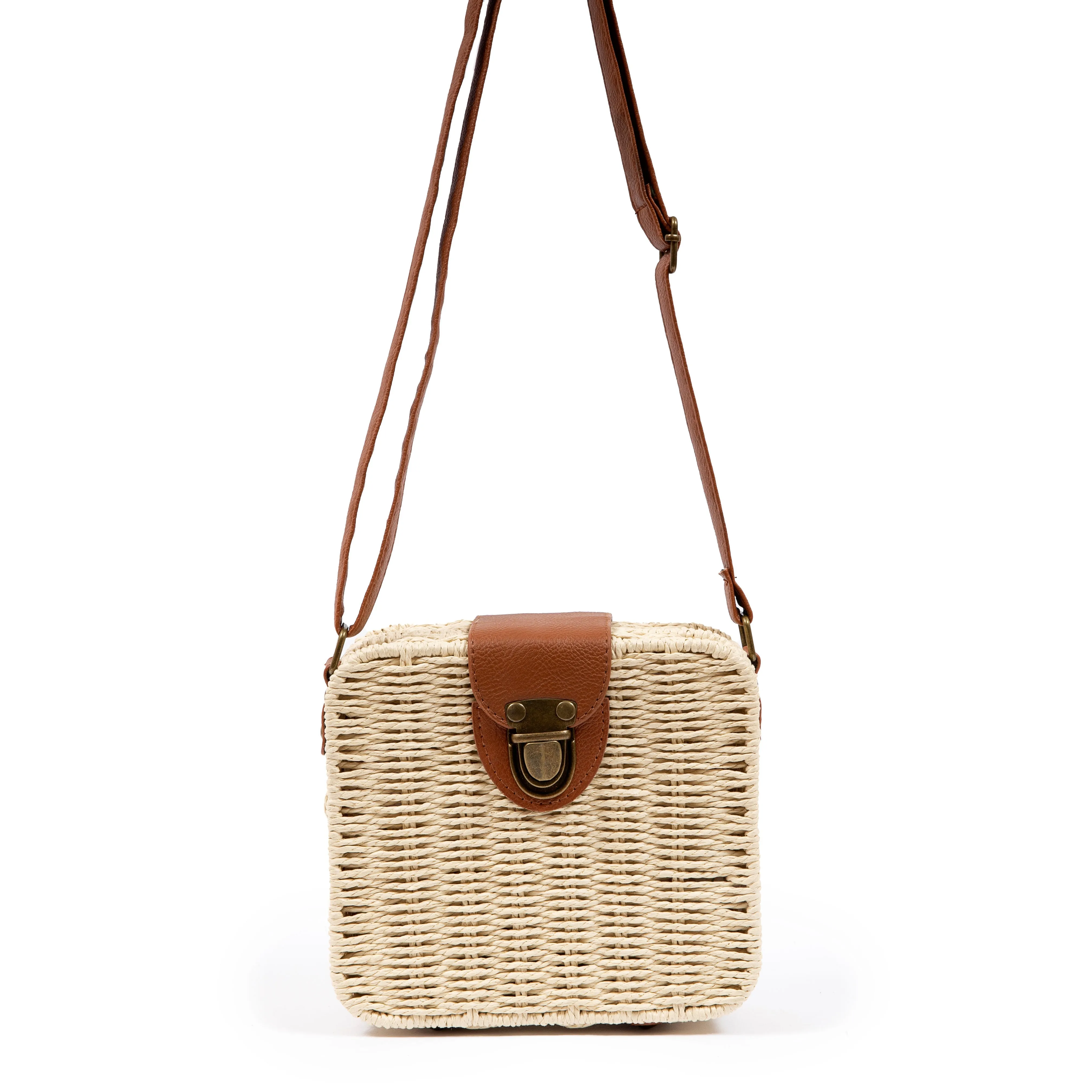 Rattan Beach Bag