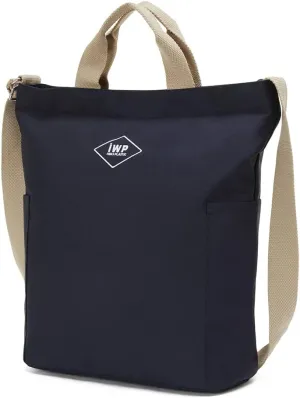 Recycled Polyester Laptop Tote Bag with Pockets and Zipper, Lightweight Crossbody Water Repellent, Fit 14" Laptop - IWP