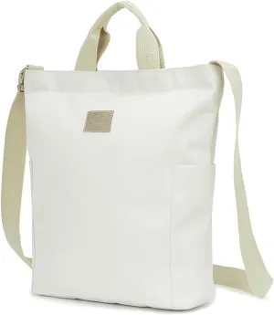 Recycled Polyester Laptop Tote Bag with Pockets and Zipper, Lightweight Crossbody Water Repellent, Fit 14" Laptop - IWP