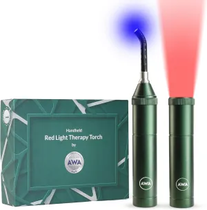 Red Light Therapy Torch for Joint Support | Handheld 850nm Near Infrared & Blue Light Device for Deep Tissue Focus | Portable Targeted Wellness Tool
