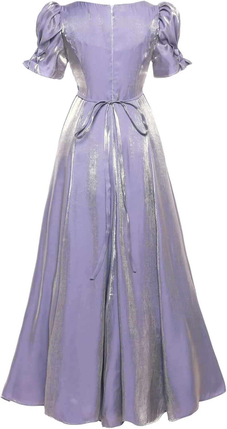 Regency Dresses for Women Elegant Empire Waist Victorian Dress