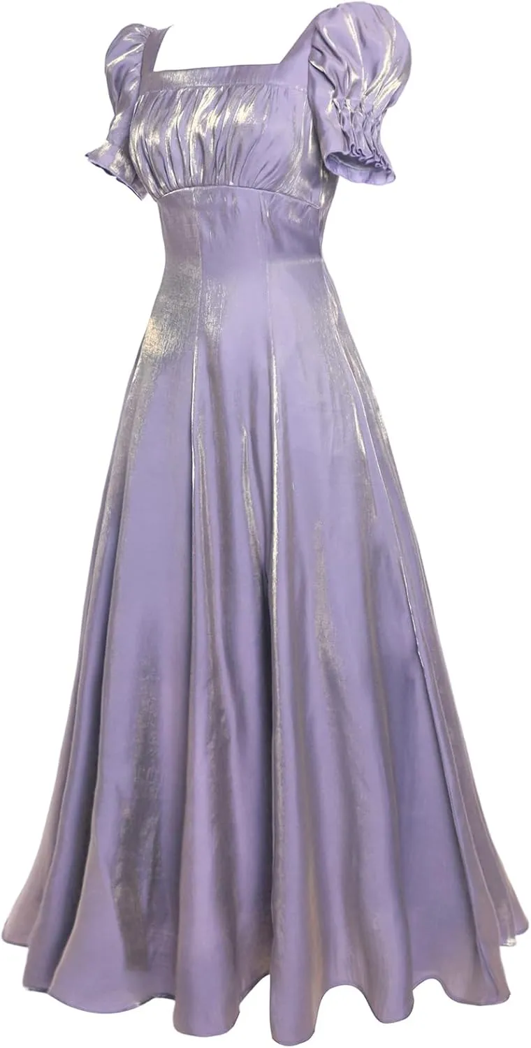 Regency Dresses for Women Elegant Empire Waist Victorian Dress