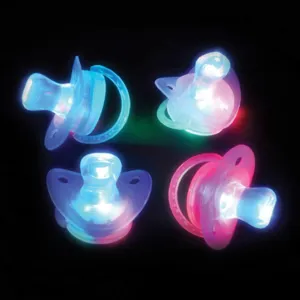 Rhode Island Novelty Light-up Joke Pacifiers, 1 Dozen