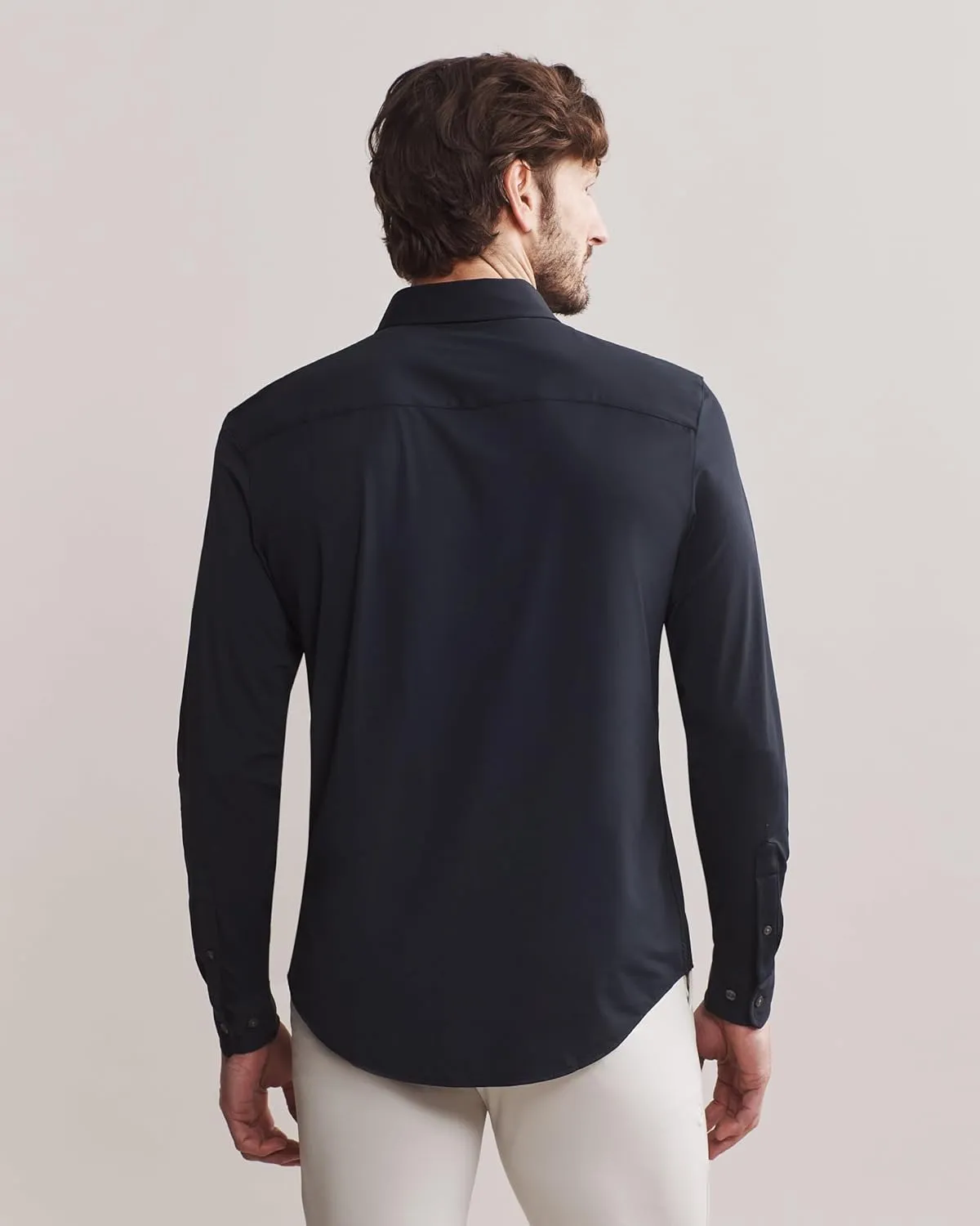 Rhone Men's Commuter Shirt, Performance Dress Shirts for Men, Machine Washable, Wrinkle Resistant, Slim Fit Button Down Shirt