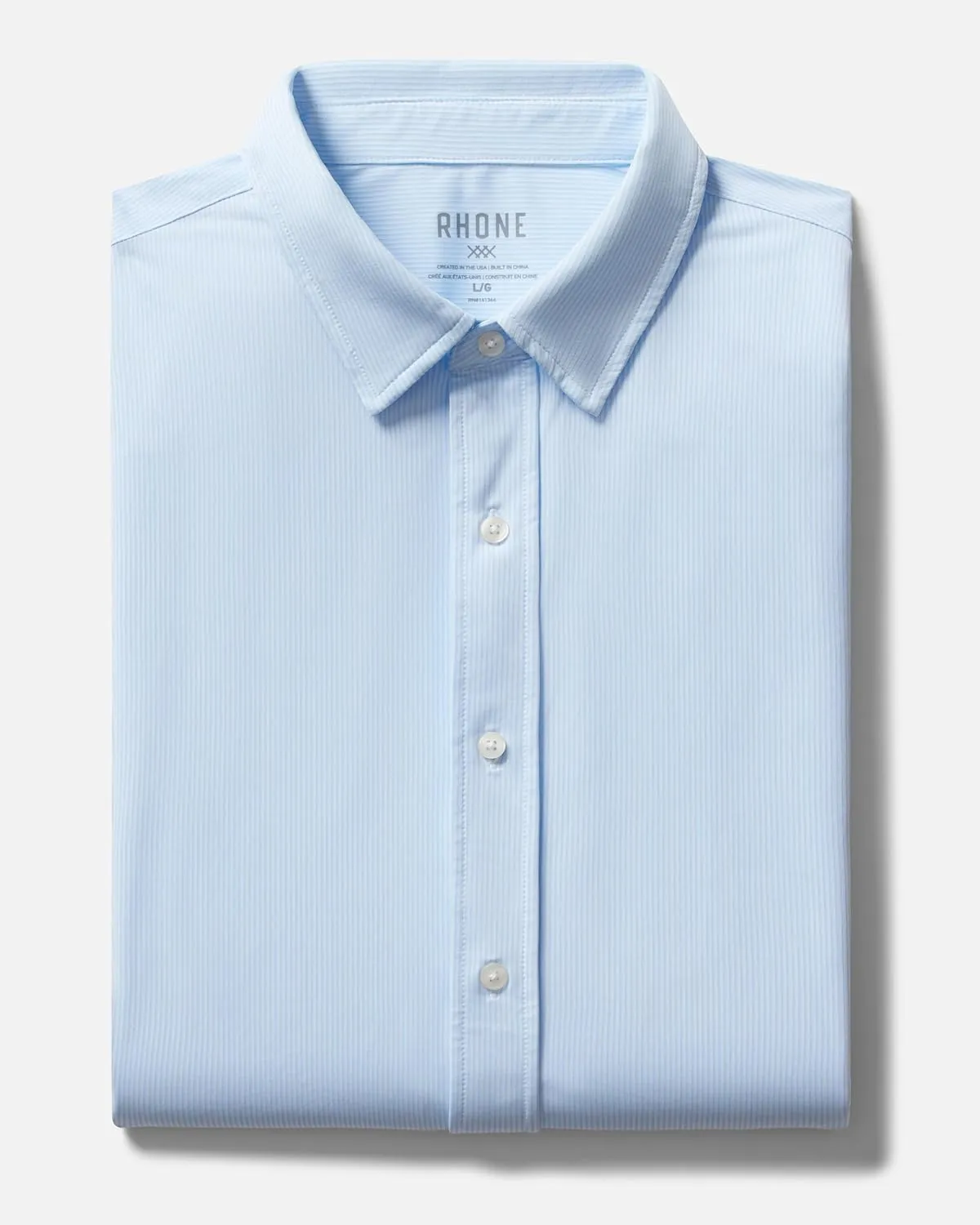 Rhone Men's Commuter Shirt, Performance Dress Shirts for Men, Machine Washable, Wrinkle Resistant, Slim Fit Button Down Shirt