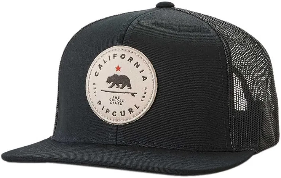 Rip Curl Destinations Trucker Hat, Mesh Back Cap, Snapback for Men, Adjustable