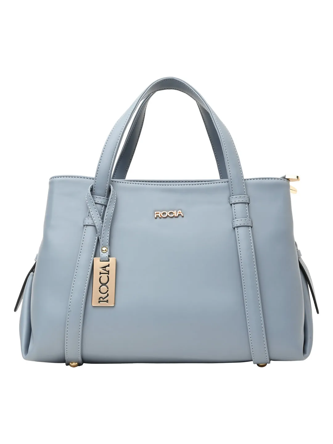 Rocia By Regal Blue Women Solid Multi Compartent Work Bag