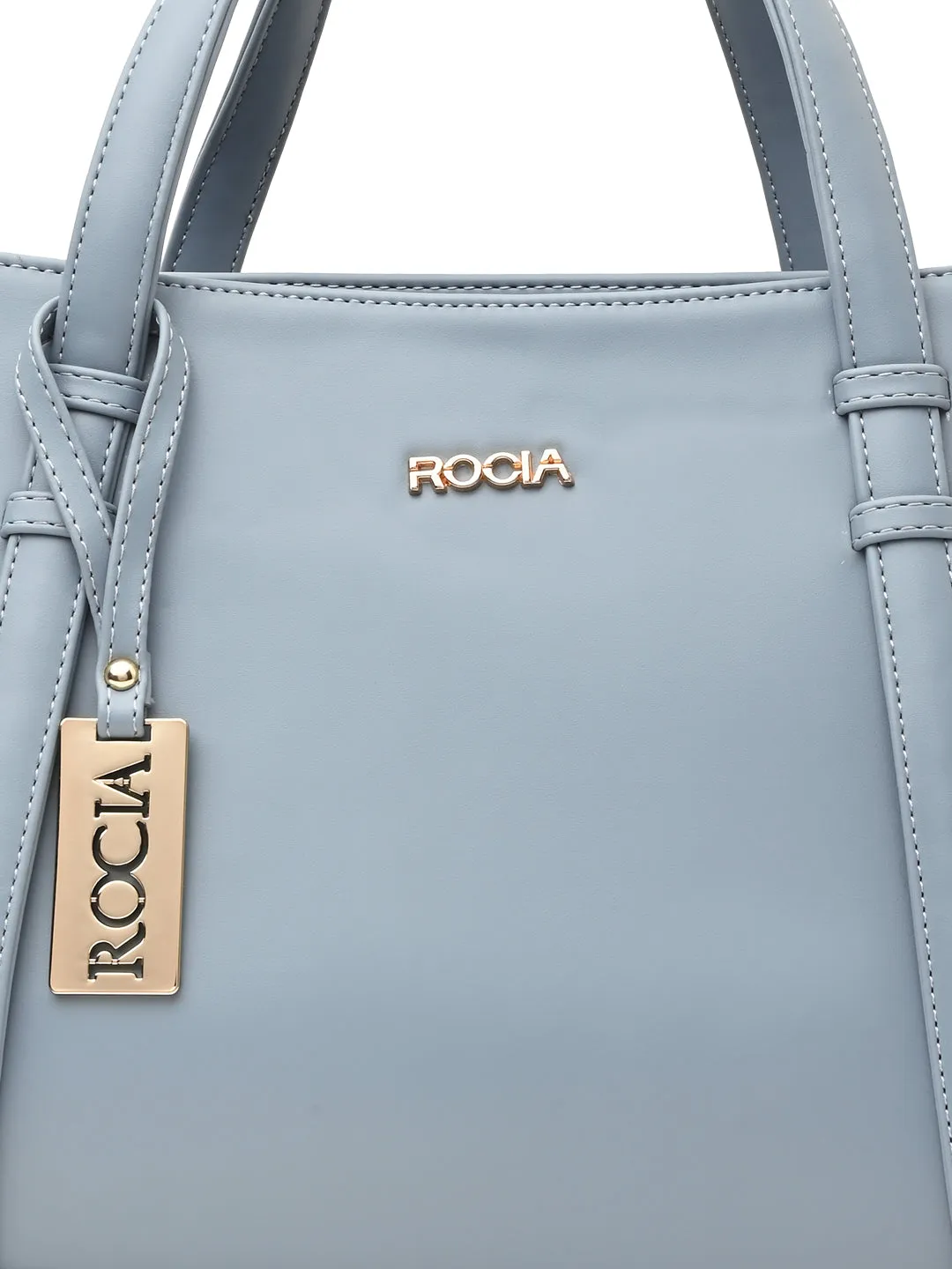 Rocia By Regal Blue Women Solid Multi Compartent Work Bag