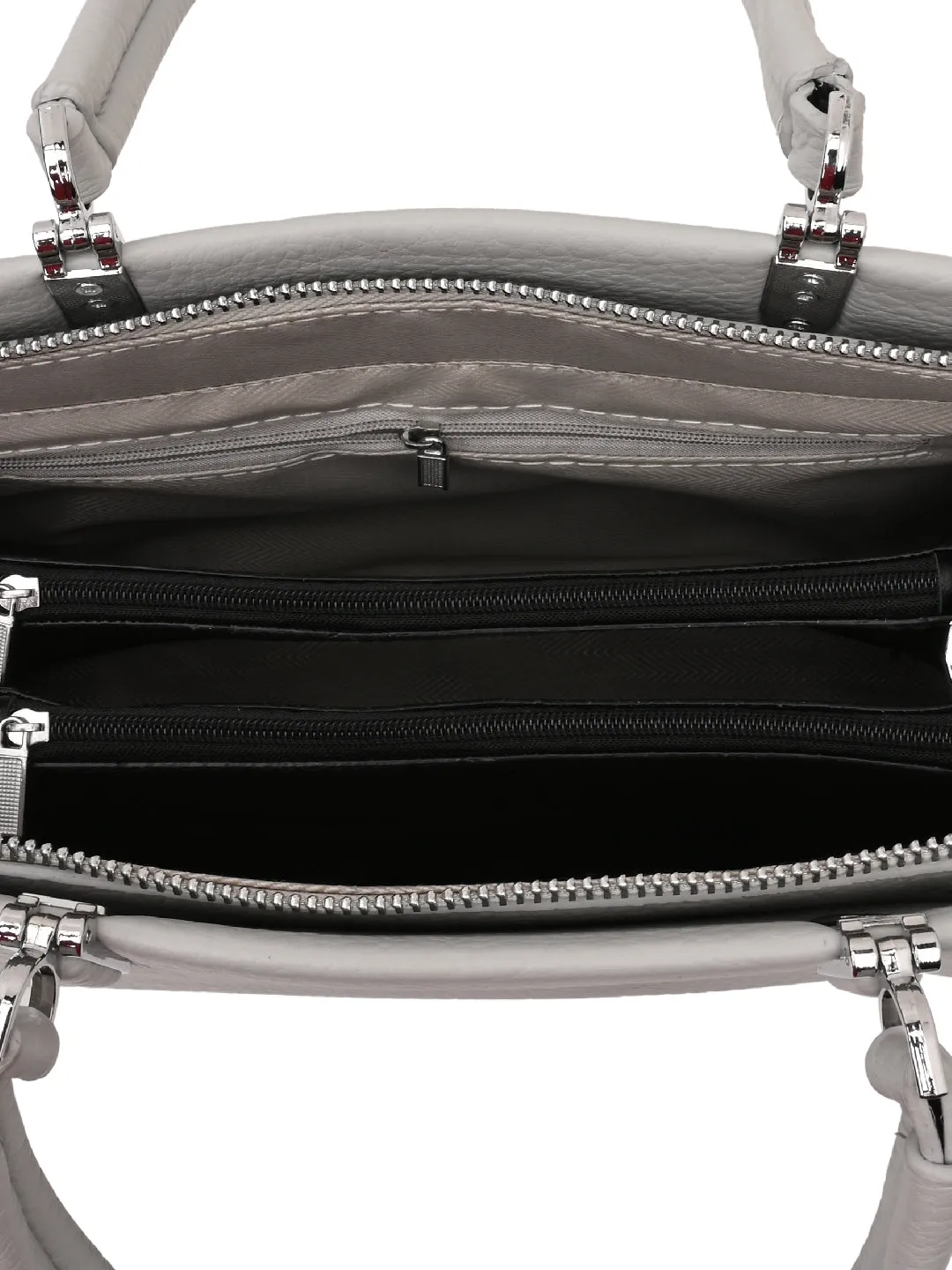 Rocia By Regal Grey Women Classic Solid Handbag