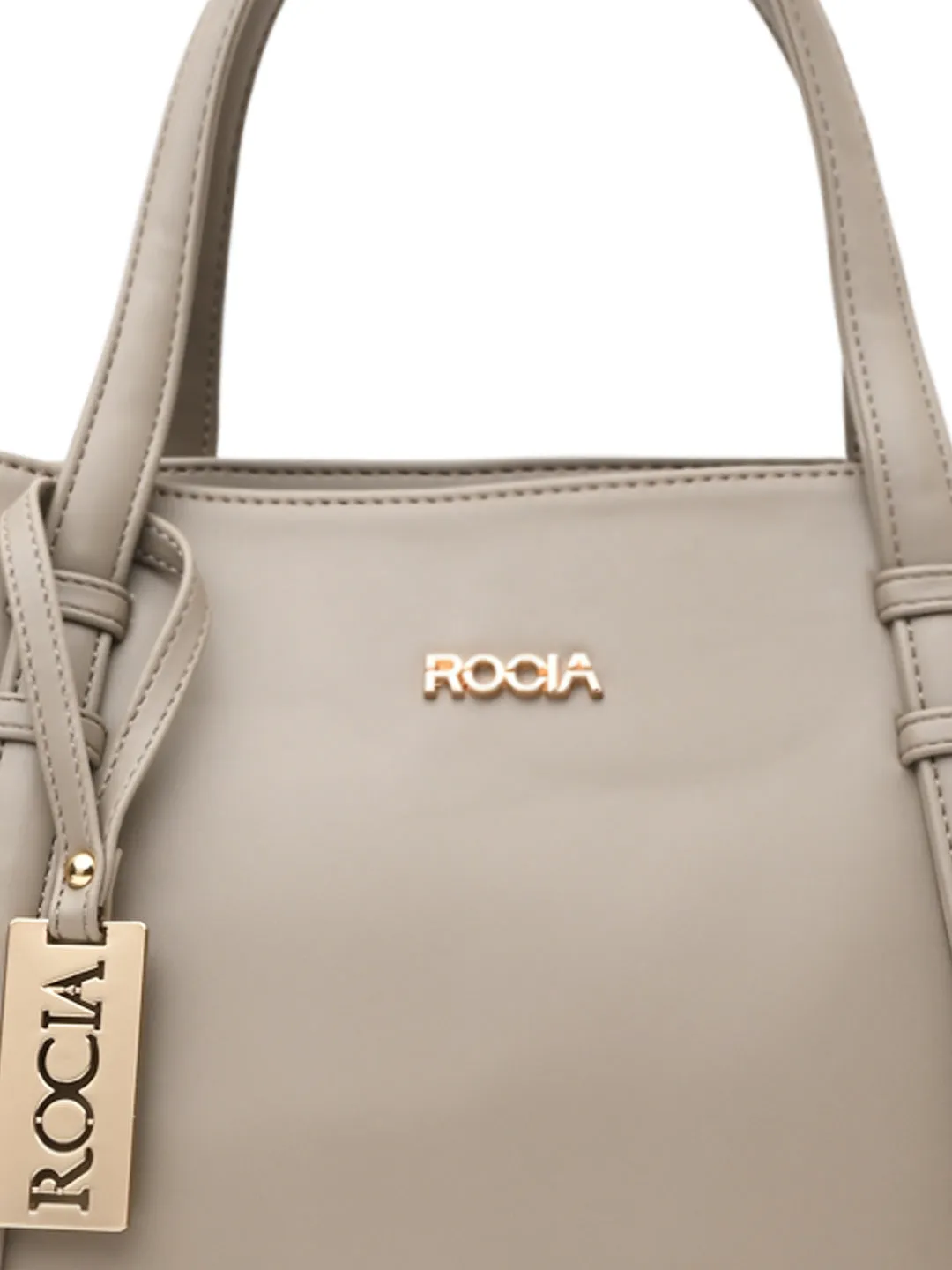 Rocia By Regal Taupe Women Solid Multi Compartent Work Bag