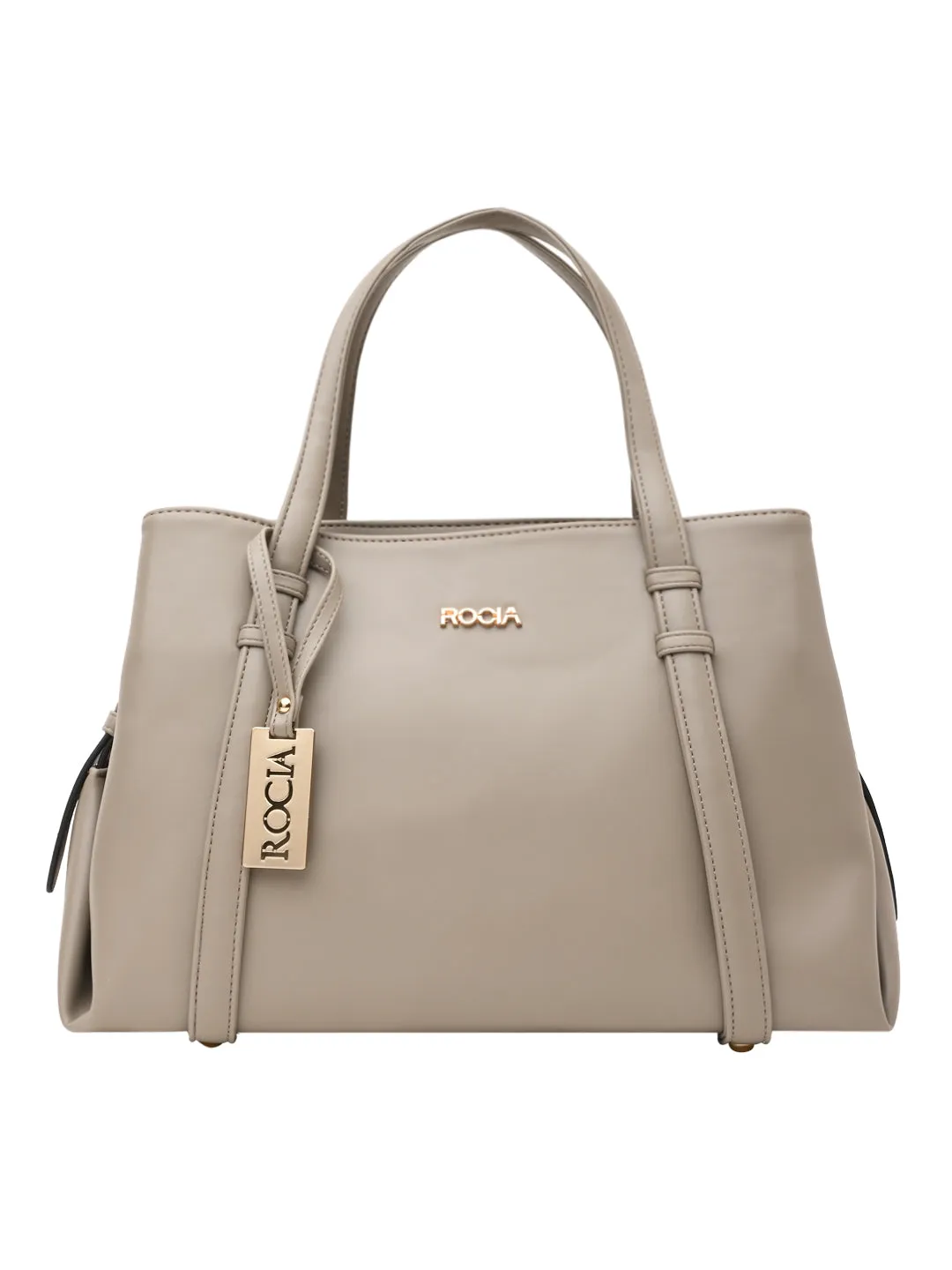 Rocia By Regal Taupe Women Solid Multi Compartent Work Bag