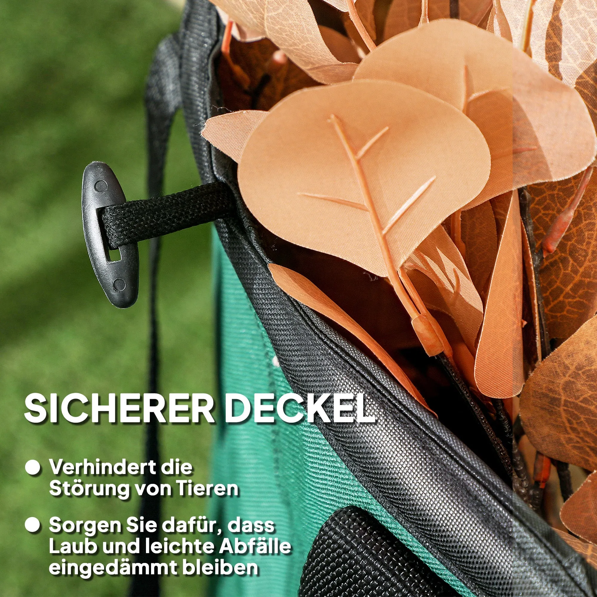 Rootz 4 Piece Garden Waste Bag Set - Leaf Bags - Storage Bags - Waterproof & Durable - Ø47cm x 50cm