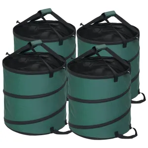 Rootz 4 Piece Garden Waste Bag Set - Leaf Bags - Storage Bags - Waterproof & Durable - Ø47cm x 50cm