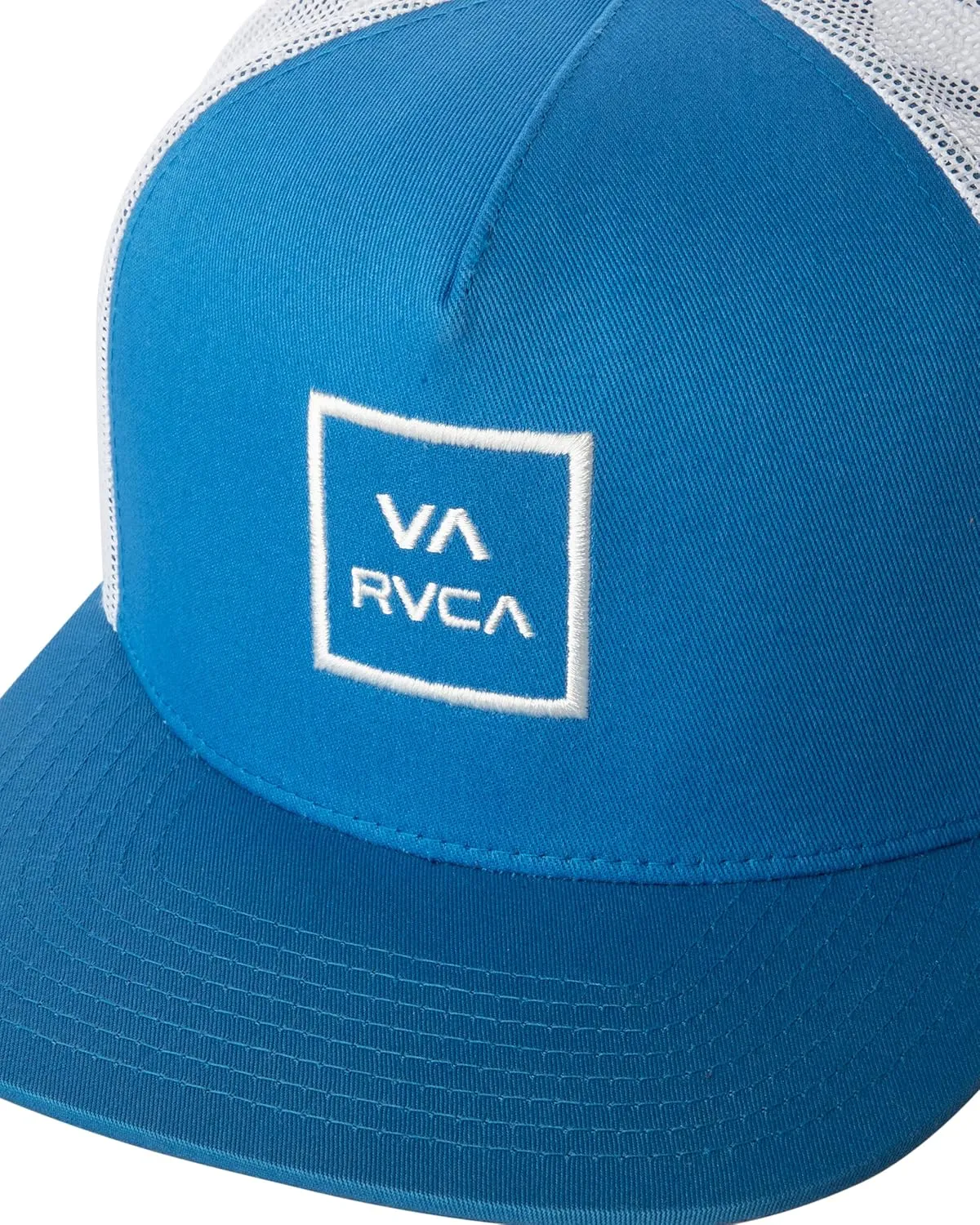 RVCA Men's Trucker Hat, Structured Hat with Stretch Mesh Back, Adjustable Snapback Closure