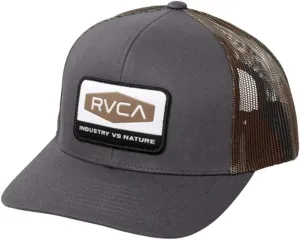 RVCA Men's Trucker Hat, Structured Hat with Stretch Mesh Back, Adjustable Snapback Closure