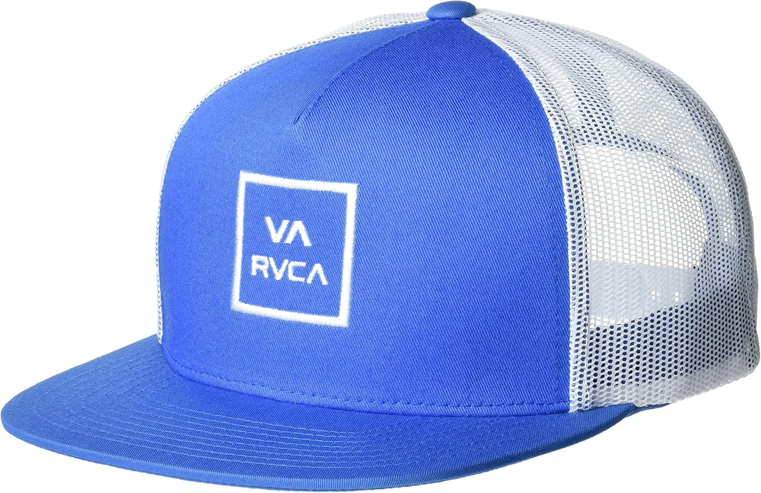 RVCA Men's Trucker Hat, Structured Hat with Stretch Mesh Back, Adjustable Snapback Closure