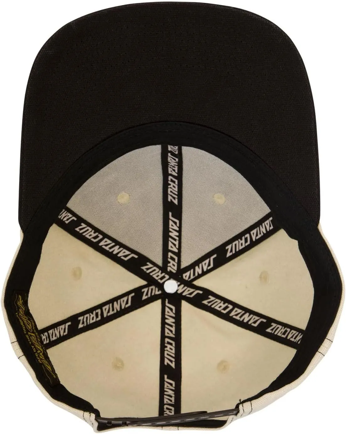 SANTA CRUZ Structured Snapback Cruz Label Skate Hat