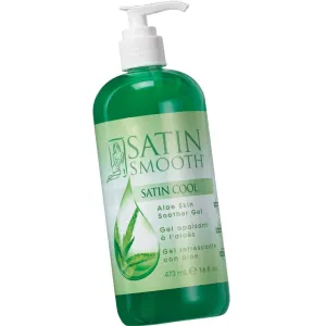 SATIN SMOOTH Satin Cool Aloe Skin Soother Gel for Unisex - 16 oz Gel