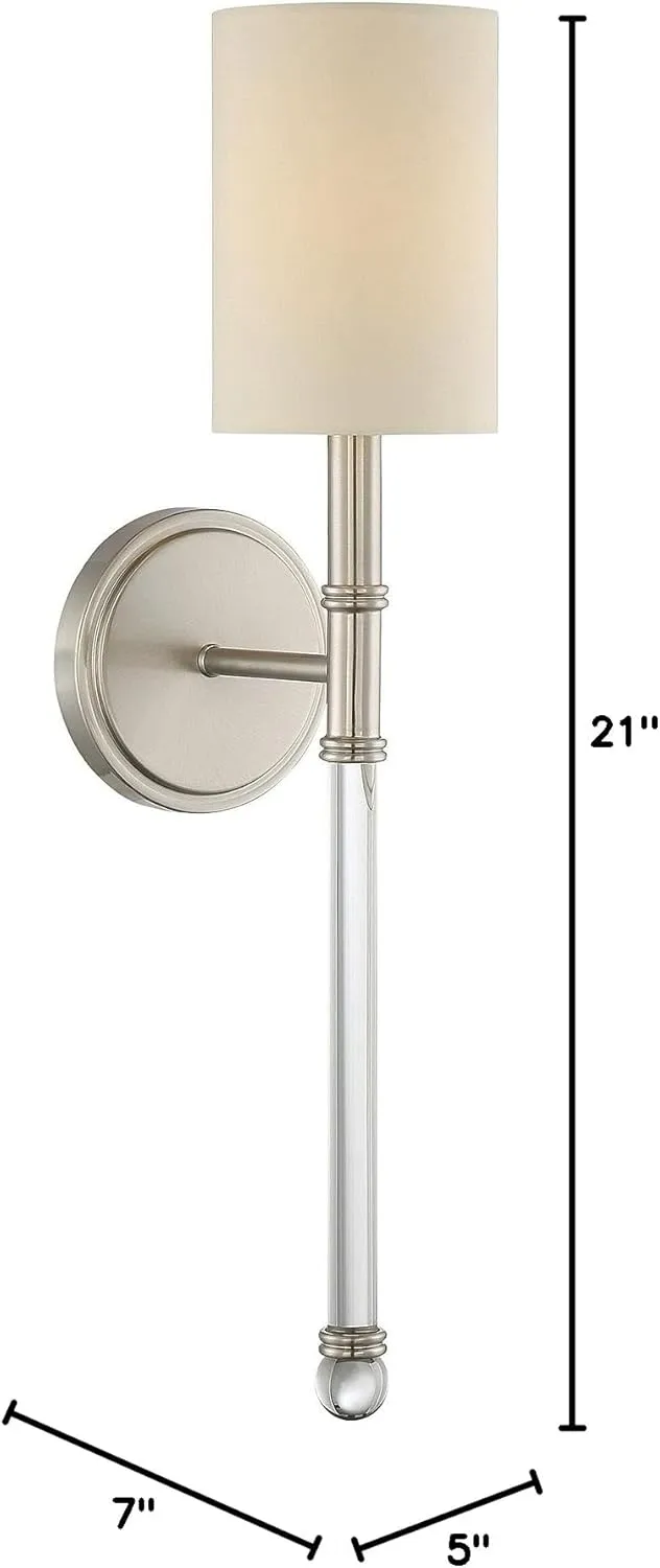 Savoy House 9-101-1-SN Fremont 1-Light Sconce in Satin Nickel