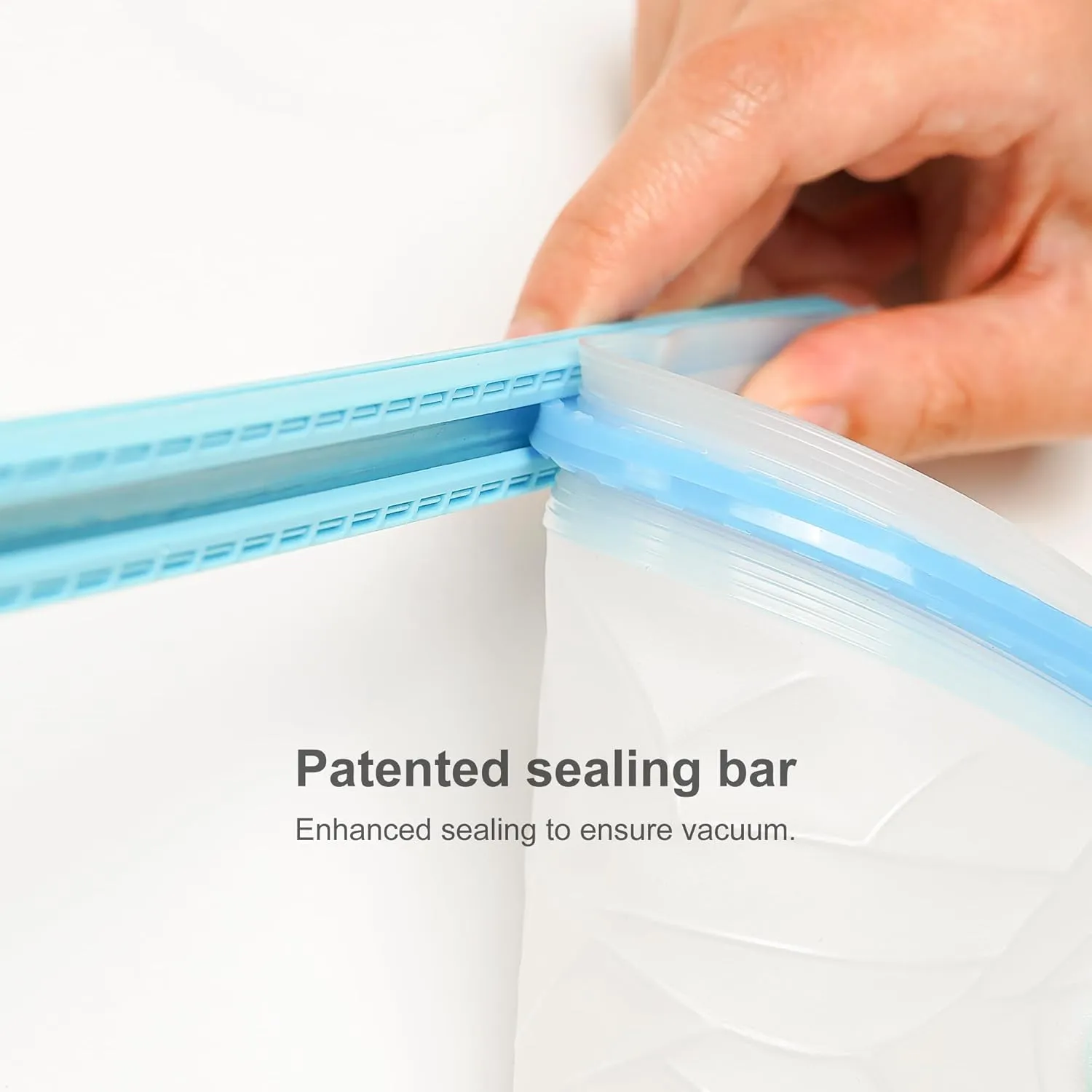 SealVax® Reusable Sous Vide Bags with Handheld Vacuum Sealer, Vacuum seal bags (4Pack)