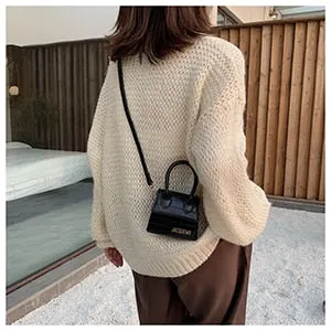 Seamless delivery Female Bags J Luxury Women Crocodile Bags Small Handle Purses Brand Pattern Totes Designer Handbags Shoulder 2019 Resilient Crossbody Mini
