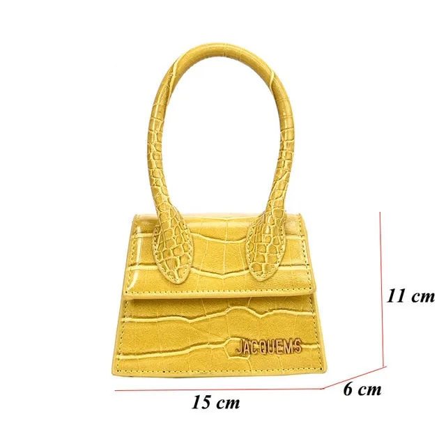 Seamless delivery Female Bags J Luxury Women Crocodile Bags Small Handle Purses Brand Pattern Totes Designer Handbags Shoulder 2019 Resilient Crossbody Mini