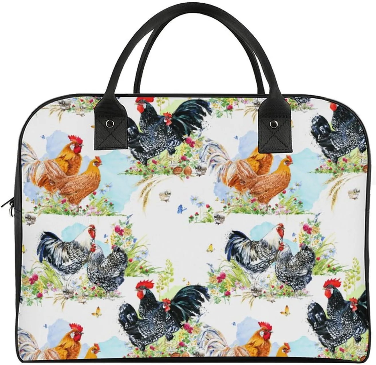 Seamless Patterns in Dental Dentistry Travel Handbag with A Large Capacity Design That Can Be Reused