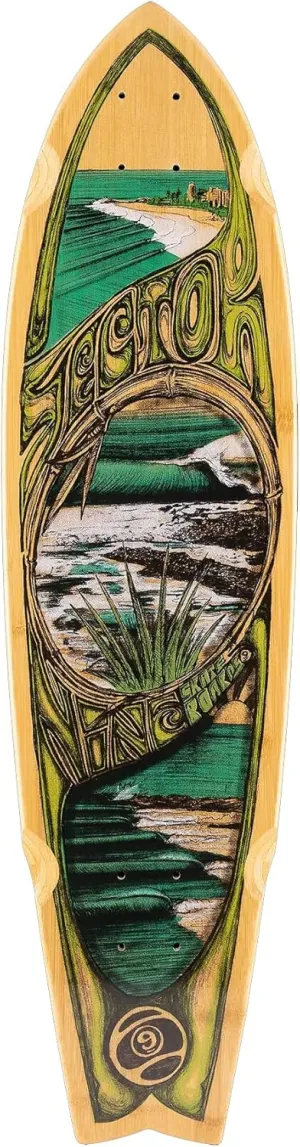 Sector 9 Longboard Bamboo Snapper 8.75" x 34" Cruiser Deck