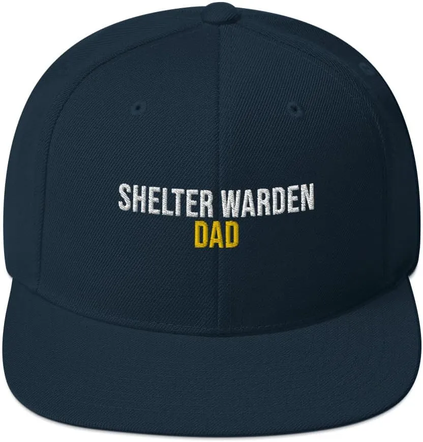 Shelter Warden Dad Hat (Embroidered Snapback Cap) Shelter Warden Apparel