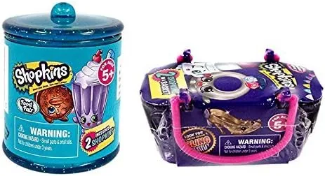 Shopkins Exclusive Blind Basket Bundle: 1 Food Fair Basket & 1 Fashion Spree Basket