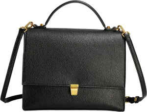 Shoulder Bag, Women's Large Capacity Pebbled Leather Crossbody Bag, Commuter Bag