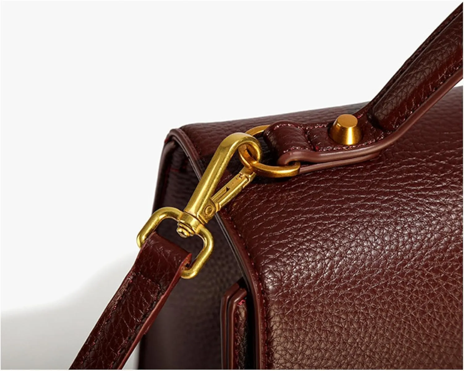 Shoulder Bag, Women's Large Capacity Pebbled Leather Crossbody Bag, Commuter Bag