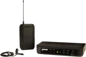Shure BLX14/CVL Wireless Microphone System - 14-Hour Battery Life, 300 ft Range, UHF | Includes CVL Lavalier Mic, Bodypack Transmitter, Single Channel Receiver | J11 Band (BLX14/CVL-J11)