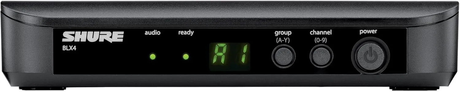 Shure BLX24/B58 Wireless Microphone System - 14-Hour Battery Life, 300 ft Range, UHF | Includes BETA 58A Handheld Vocal Mic, Single Channel Receiver | H11 Band (BLX24/B58-H11)