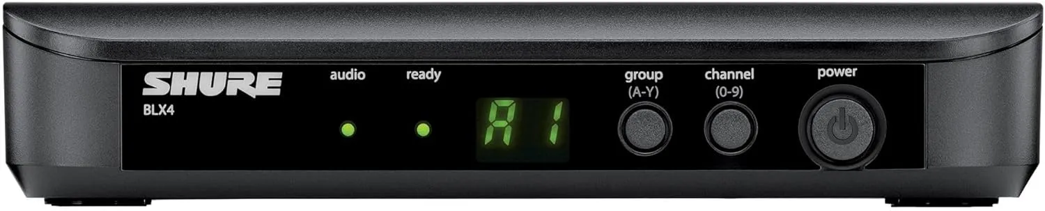 Shure BLX24/B58 Wireless Microphone System - 14-Hour Battery Life, 300 ft Range, UHF | Includes BETA 58A Handheld Vocal Mic, Single Channel Receiver | H9 Band (BLX24/B58-H9)