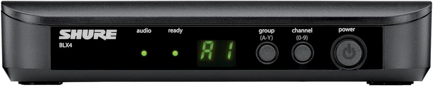 Shure BLX24/SM58 Wireless Microphone System - 14-Hour Battery Life, 300 ft Range, UHF | Includes SM58 Handheld Vocal Mic, Single Channel Receiver | J11 Band (BLX24/SM58-J11)