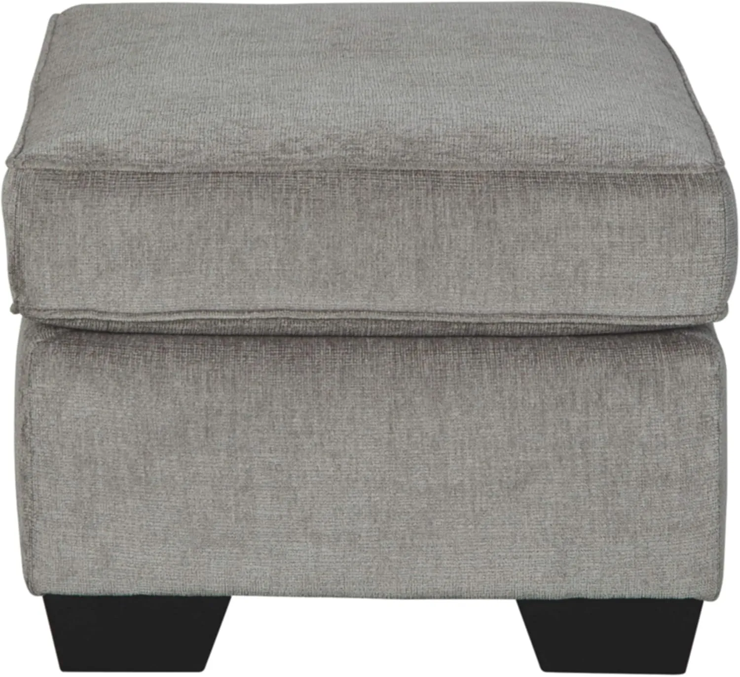 Signature Design by Ashley Altari Modern Rectangular Accent Ottoman, Light Gray
