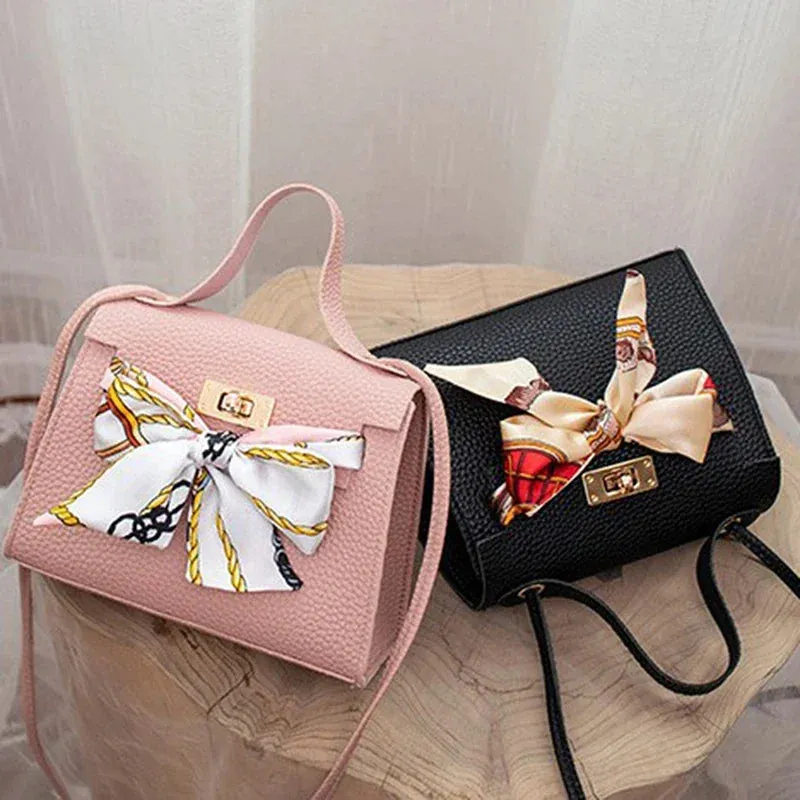 Silk Scarf Designer Small Shoulder Handbag