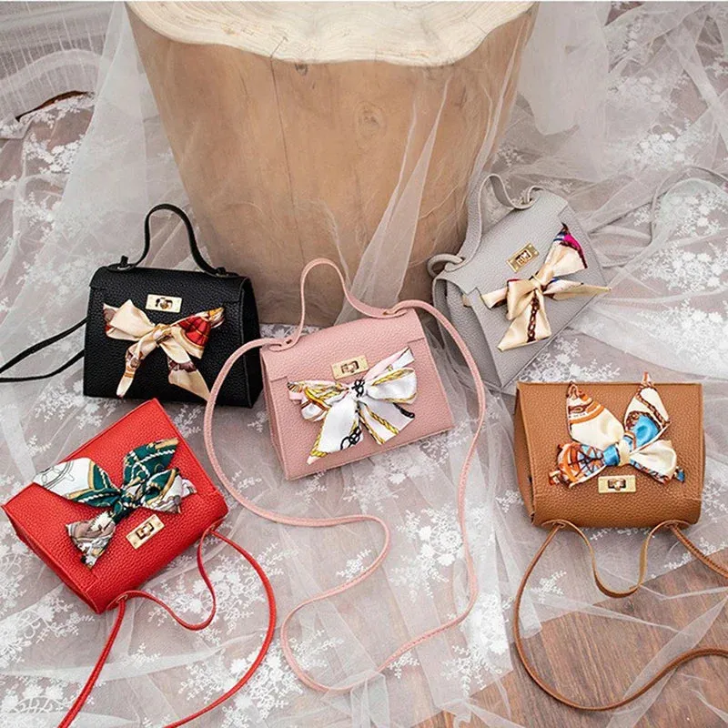 Silk Scarf Designer Small Shoulder Handbag