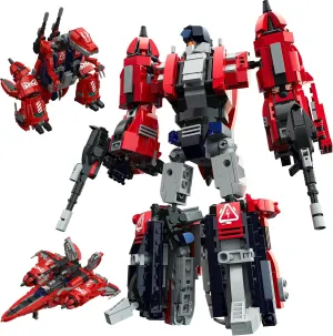 Sillbird Transforming Robot Building Kit, 3-in-1 Robotics Dinosaur Collectible Display Model Set for Adults, Gifts Toys for Men Boys(1128 Pieces)